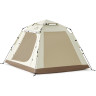 Палатка 3-местная c навесом NATUREHIKE ANGO PICNIC AUTOMATIC TENT CNK2450WS021 бежевая 6976507662536