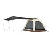 Палатка NATUREHIKE ANGO AUTOMATIC CNK2550WS010 большая, бежевая с коричневым 6975641887799